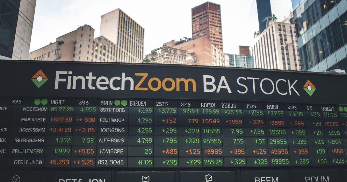 FintechZoom BA Stock Analysis: Future Prospects and Market Trends