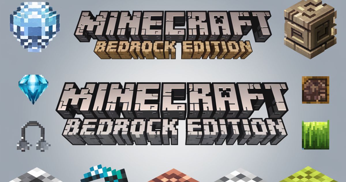 Minecraft: Bedrock Edition (2011) Game Icons and Banners