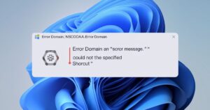 errordomain=nscocoaerrordomain&errormessage=could not find the specified shortcut.&errorcode=4