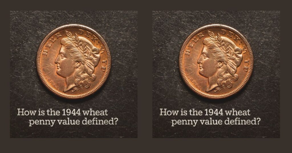 How is the 1944 Wheat Penny Value Defined